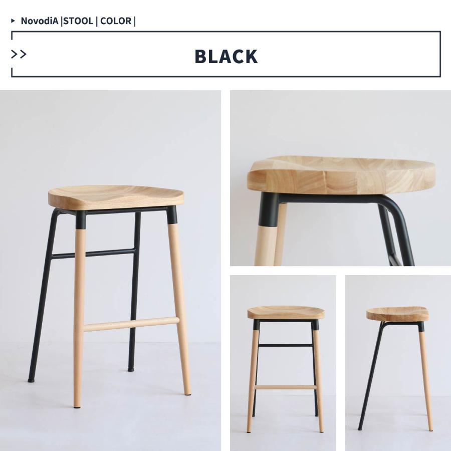 完成品 ハイスツール カウンタースツール カウンターチェア ダイニングバーチェア チェア おしゃれ シンプル NovodiA Bar Stool 幅42cm 高さ65cm 3色対応_20
