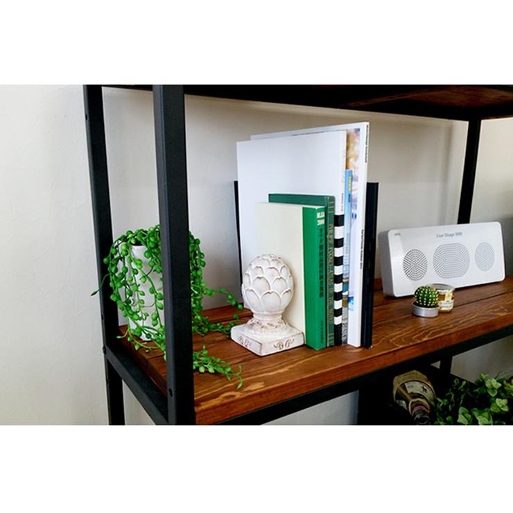 棚 おしゃれ 天然木製スリムラック4段 棚段調整可 頑丈 コンパクト 重厚感 シンプル ミッドセンチュリー風 レトロモダン 収納 ディスプレイ 新生活 一人暮らし | ブランド登録なし | 10