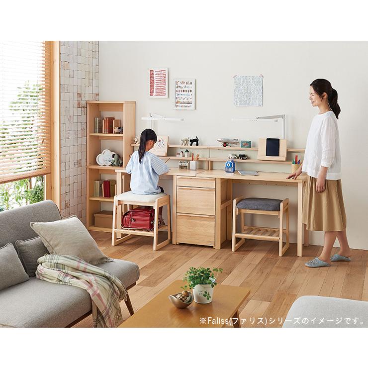 コイズミ KOIZUMI 学習机 学習デスク ナラ材使用 コンセント 引き出し付き 子供 おしゃれ 木製 Faliss(ファリス) シンプルデスク 幅120cm FLD-953MO/FLD-963WO_9