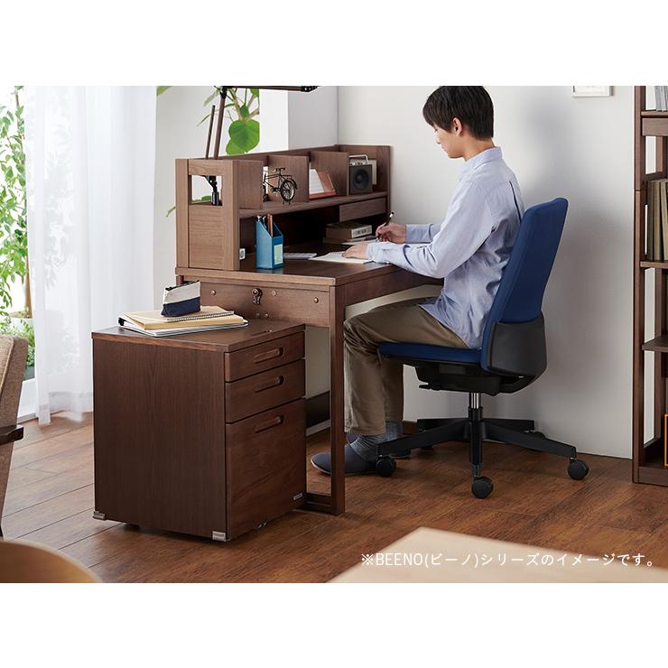 天然木使用 完成品 ワゴン 学習机用ワゴン キャスター付き 木製 突板  