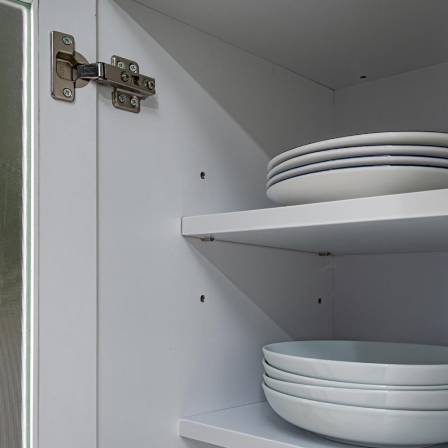 完成品 鏡面ホワイト レンジ台 幅70cm レンジラック レンジ収納 レンジボード 食器棚 キッチンボード 70幅 ロータイプ 収納ラック 棚 引き出し おしゃれ Nアクア |  | 12