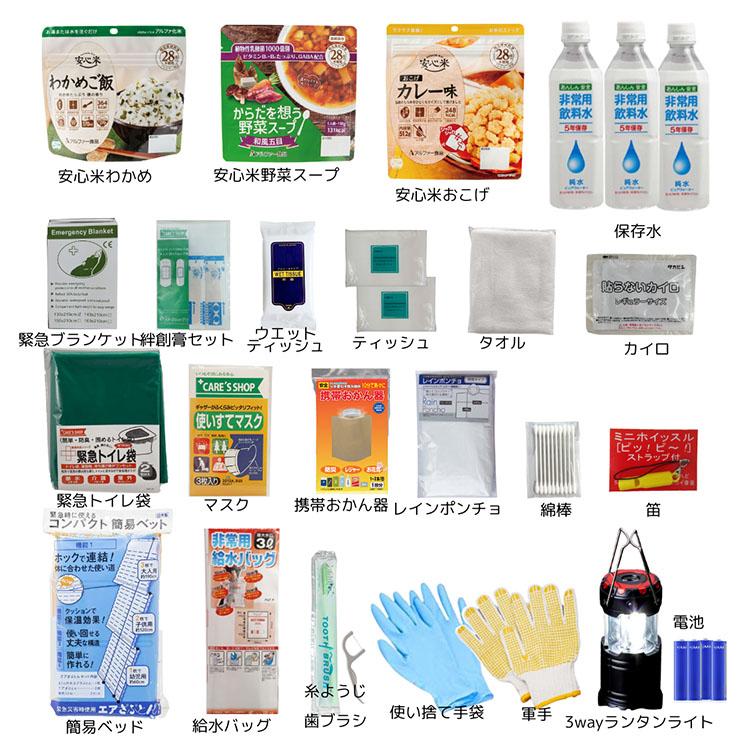 防災士厳選 防災グッズ 防災リュック 災害用 避難セット 非常食 保存食