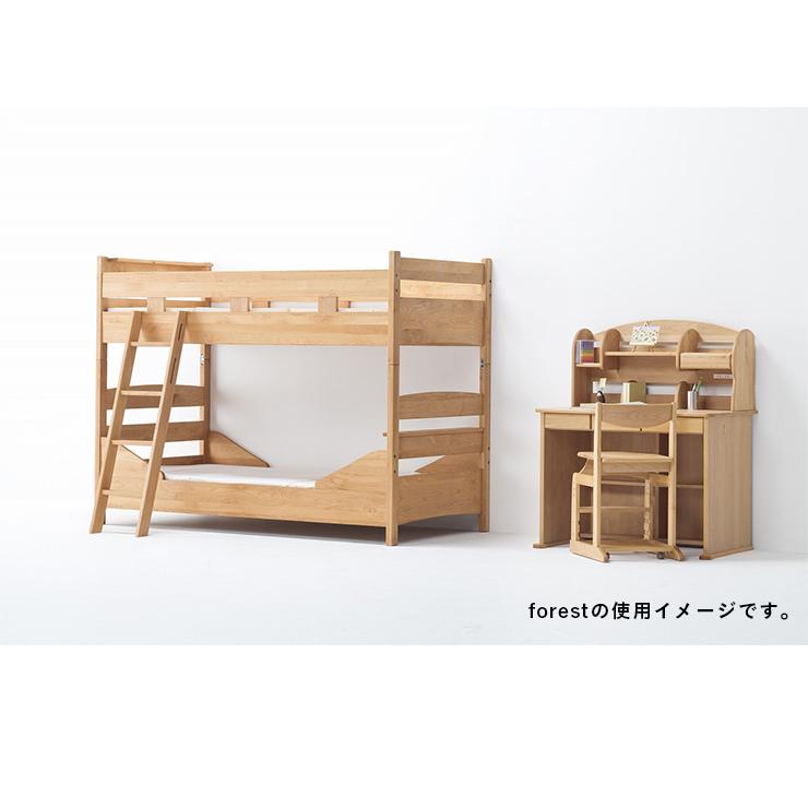 搬入・組立設置付き アルダー無垢材使用 日本製 国産 二段ベッド 2段ベッド 二段ベット 2段ベット 子供 木製 宮付き おしゃれ forest(フォレスト) 堀田木工所_8