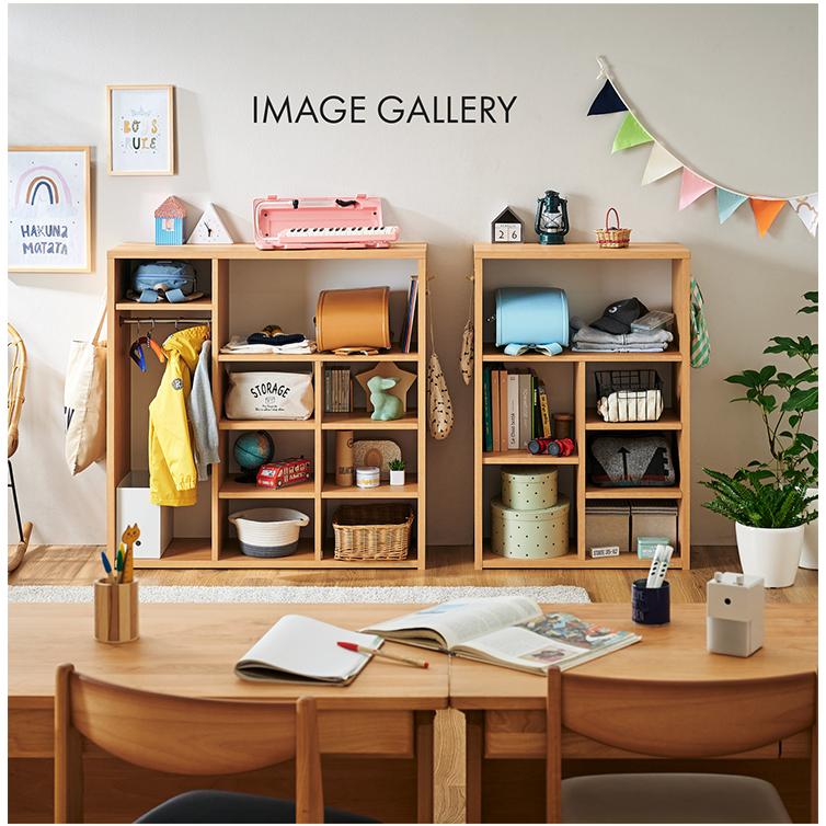 国産 完成品 3段 ラック 収納棚 棚 オープンラック ワードローブ オープンシェルフ 木製 北欧 おしゃれ シンプル バーチカルシェルフ 幅73cm Talo(タロ) 2色対応 | 堀田木工所 | 06