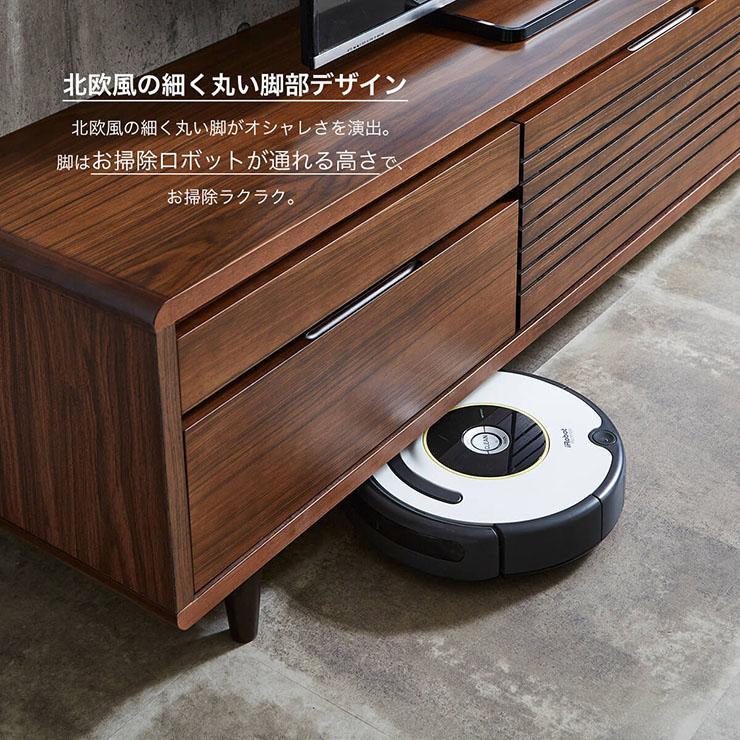 完成品 ロータイプ ハイタイプ TVボード テレビ台 AVボード 引き出し収納 コンセント付き 扉付き 収納 リビング 木製 シンプル テレビボード 幅200cm 2色対応_8