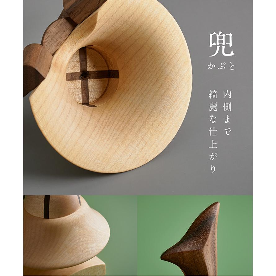日本製 名入れ無料 木製兜 木製吊るし鯉のぼり 4点セット 五月人形