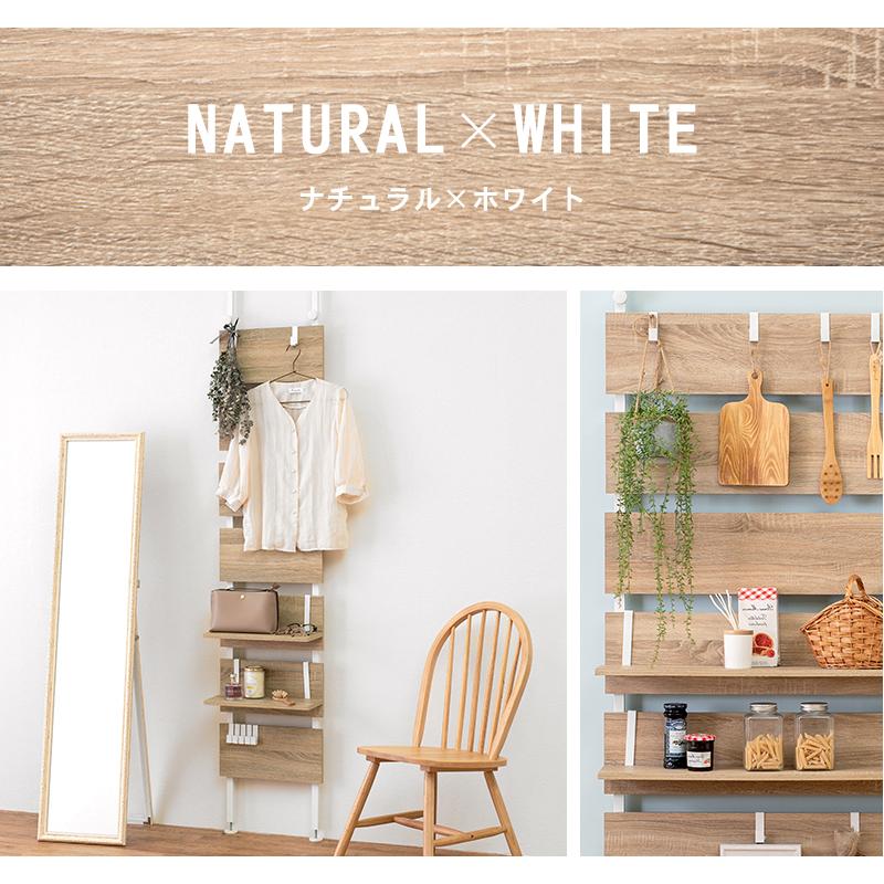 オープンラック 突っ張りウォールラック KTR-3146 シンプル 幅40cm スリム 省スペース デッドスペース 棚板付き 壁面収納 ディスプレイ リビング トイレ |  | 19