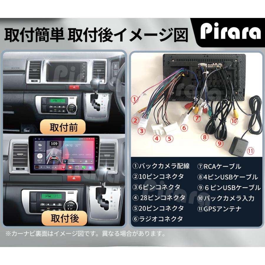 AT151N10K3 200系ハイエース アンドロイドカーナビ 10インチ 8コア2+