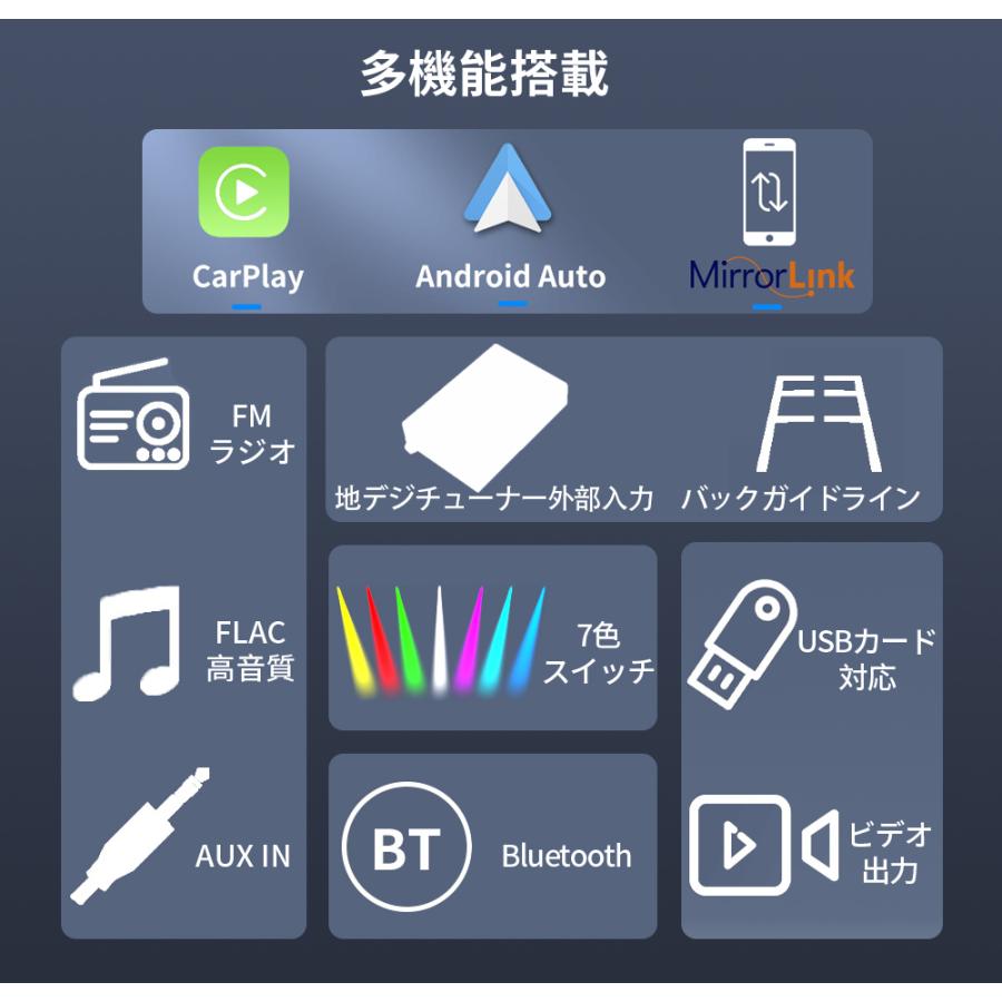 2024モデル カーオーディオN07L2ラジオ2DIN Bluetooth付き 2024モデル カーオーディオN07L2ラジオ2DIN Bluetooth付き