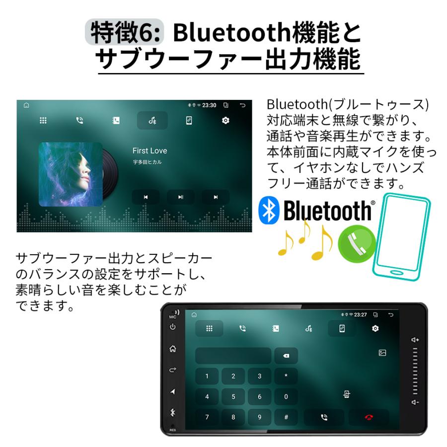 PC-N08K4 Android10.0式カーナビ7インチ4GB+64GBラジオ Bluetooth GPS 5GWiFi USBバックカメラ Carplay Androidauto |  | 05