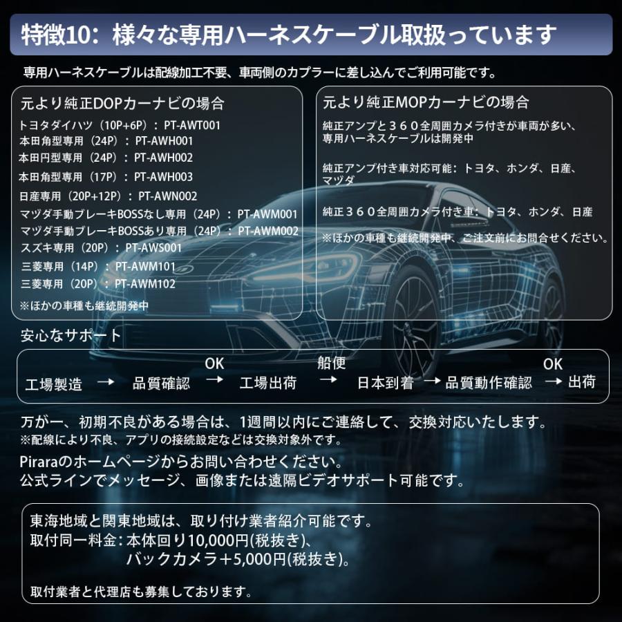 PC-N09K2S アンドロイドカーナビ 9インチ 4+64G Android10.0 Bluetooth