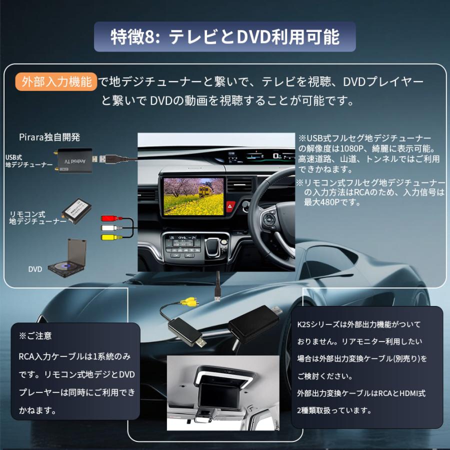 N71K2S Android式カーナビ 11.5インチ大画面 角度調整可能 4+64GB