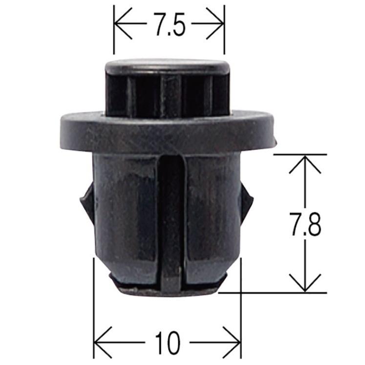 ヤマト自動車 Moveon (ムーブオン) 4006-CT-623 内張クリップ 10個入 インパネ (4006CT623) : はっとぱーつ ...