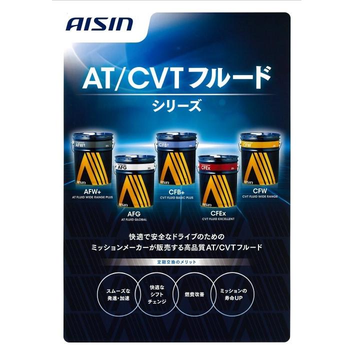 AISIN(アイシン) CVTF1004 CVTフルードワイドレンジ 4L ゴールド CFW  CVT FLUID WIDE RANGE｜mobil-cafe｜02