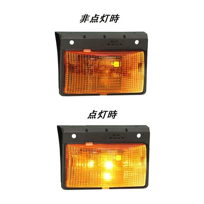 KOITO(小糸製作所) LEDMSTL-2 LED中間サイドターンシグナルランプ 24V 日野自動車 トラック・トレーラー用｜mobil-cafe｜03