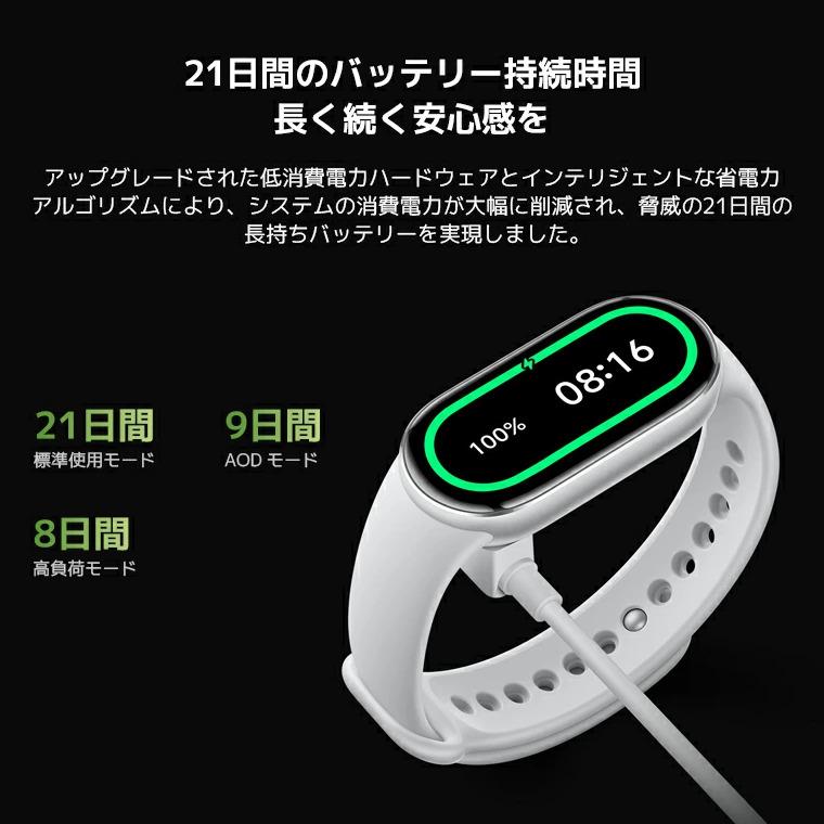 Xiaomi Smart Band 10 ミスティックローズ BHR9999GLの画像