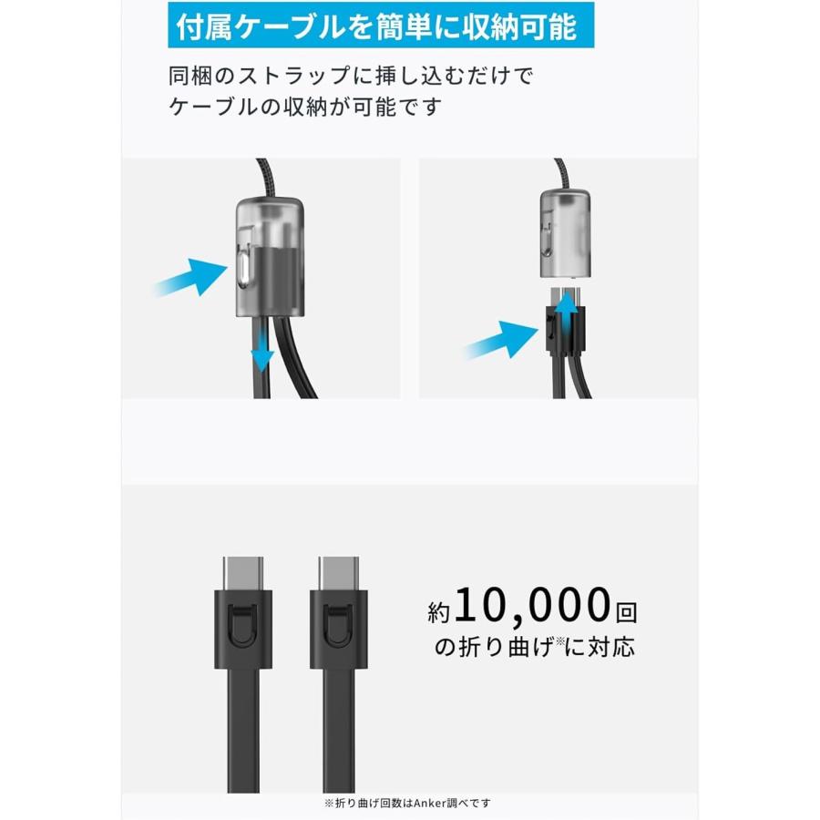 スマホ充電器 ブラック 10000mah Anker アンカー モバイルバッテリー 小型 充電 PowerCore Fusion