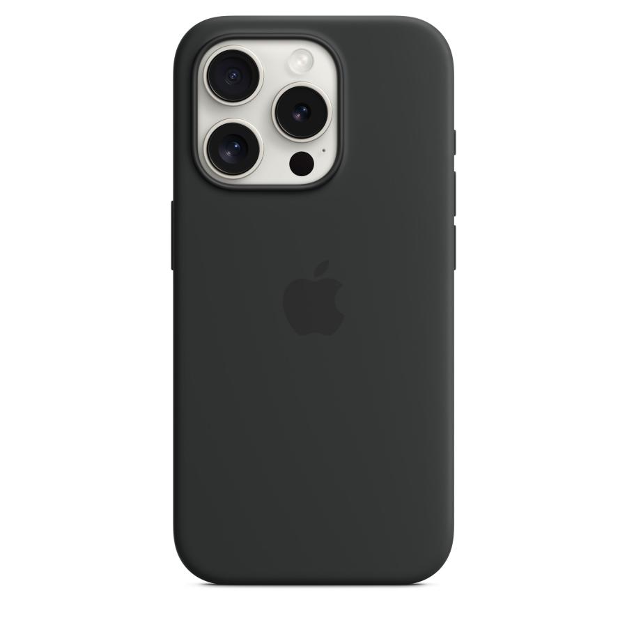 Apple iPhone 15 Pro シリコーンケース MagSafe対応 -  ブラック MT1A3FE/A｜mobile-fan-shop｜03