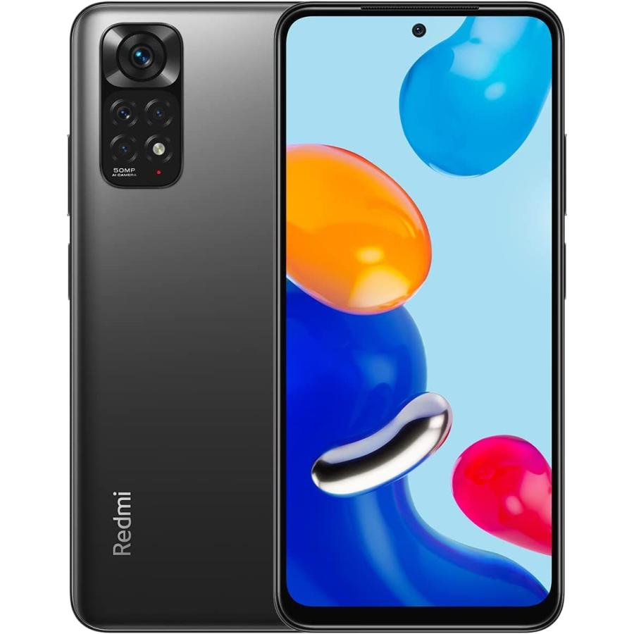 Xiaomi Redmi Note 11 64GB SIMフリー グラファイトグレー MZB0ALRJP