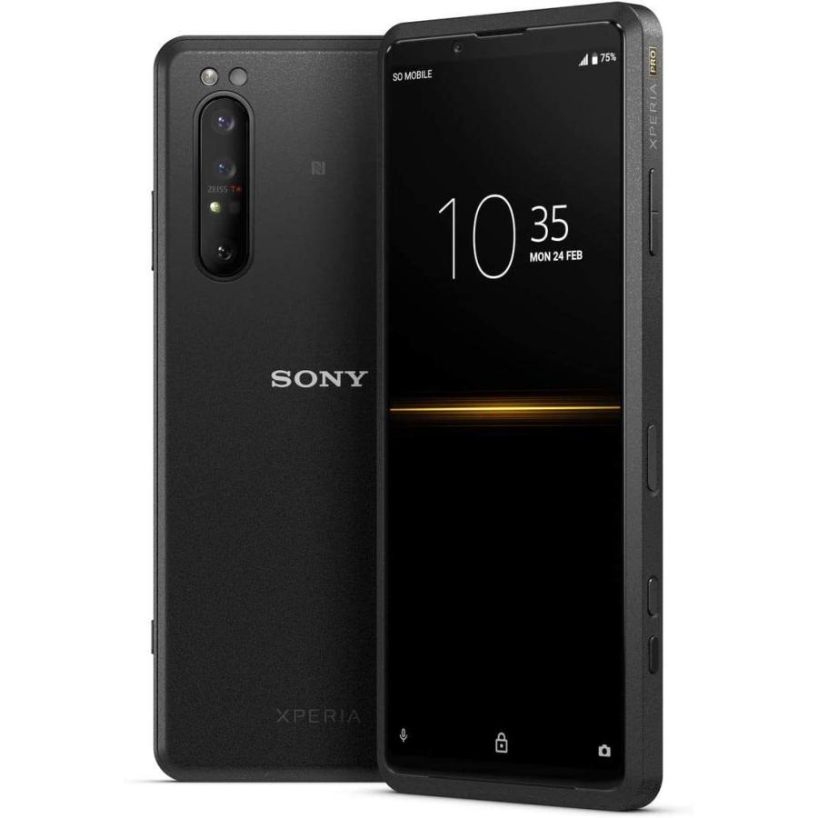 Sony Xperia PRO 512GB SIMフリー ブラック XQ-AQ52/B : xq-aq52 