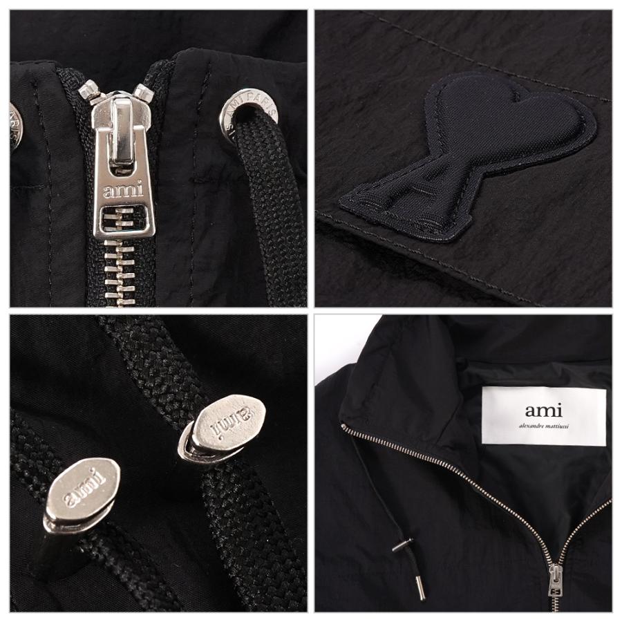 冬物限定値下げ Ami Paris アミ パリス ADC ZIPPED JACKET ナイロン