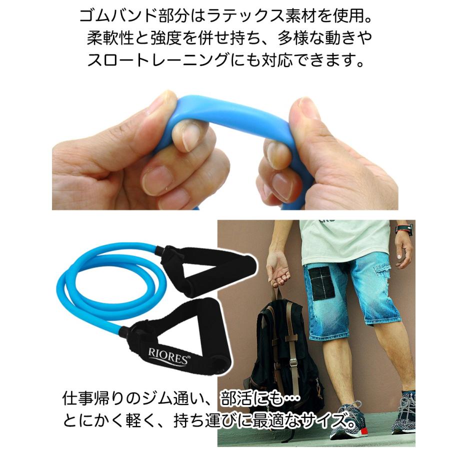 フィットネスゴムバンド トレーニング 筋トレ ゴム ストレッチ フィットネス エクササイズ フィットネス チューブ マルチ ギフト プレゼント｜mobile-garage1｜08