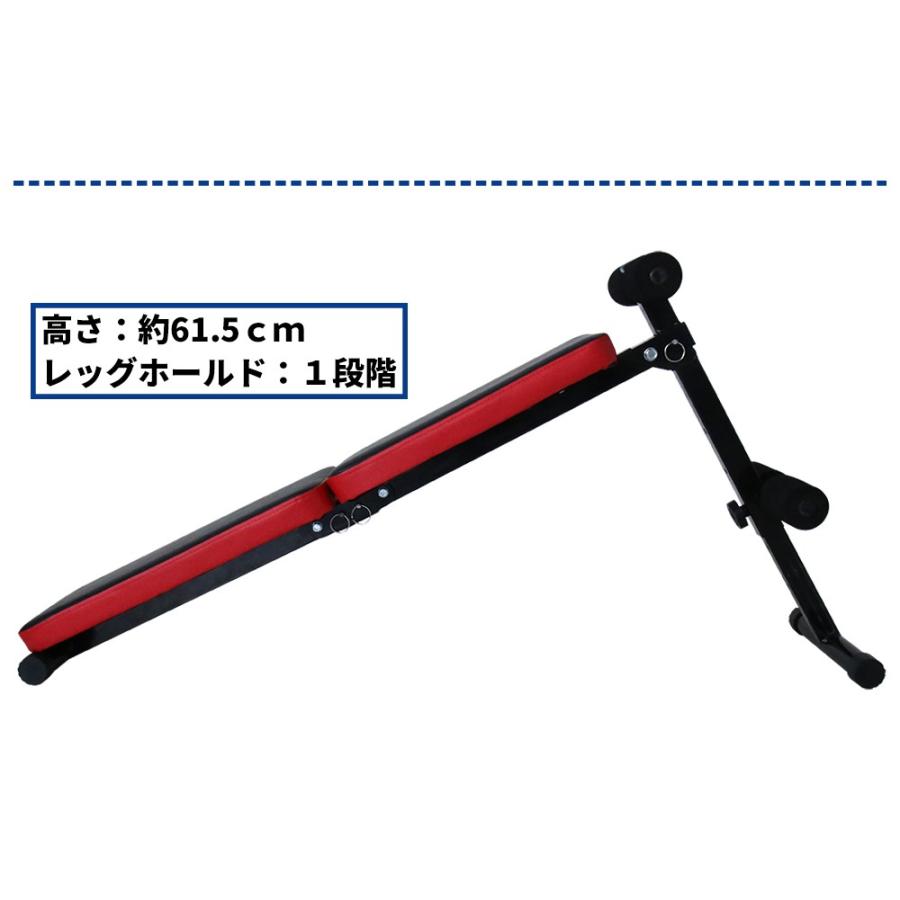 RIORES（リオレス） 折りたたみ シットアップ ベンチ 耐荷重 100kg