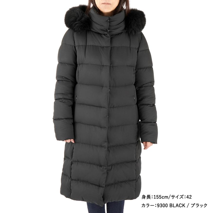 HERNO ヘルノ レディース ダウン ARENDELLE Aシェイプジャケット 軽量 POLAR-TECH 撥水加工 ファー付 ダウンコート ...