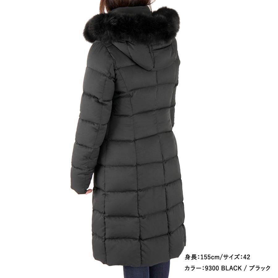HERNO ヘルノ レディース ダウン ARENDELLE Aシェイプジャケット 軽量 POLAR-TECH 撥水加工 ファー付 ダウンコート ...