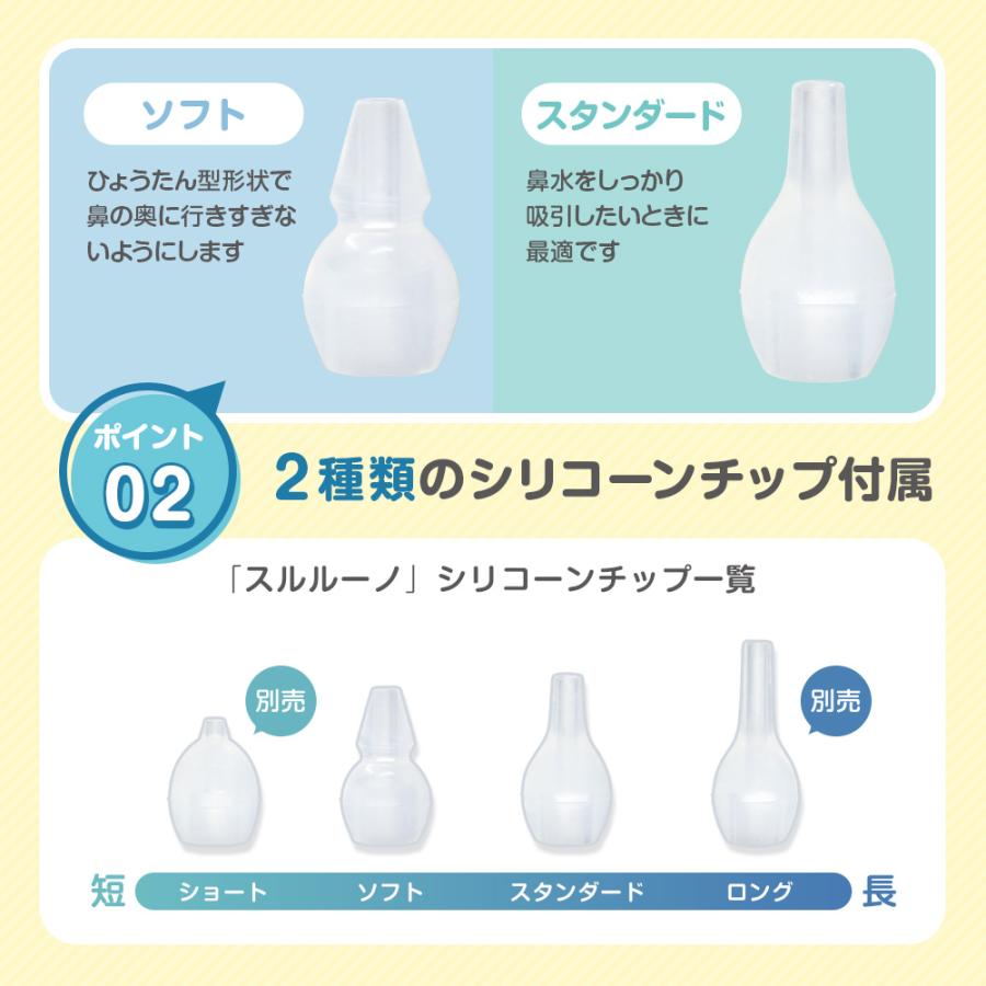 鼻水吸引器 電動 スルルーノ 電動 医療用 自動 医療機器認証 赤ちゃん ベビー 用品 出産祝い 子供 乳児  プレゼント ギフト HY-7035 | ちゃいなび | 11