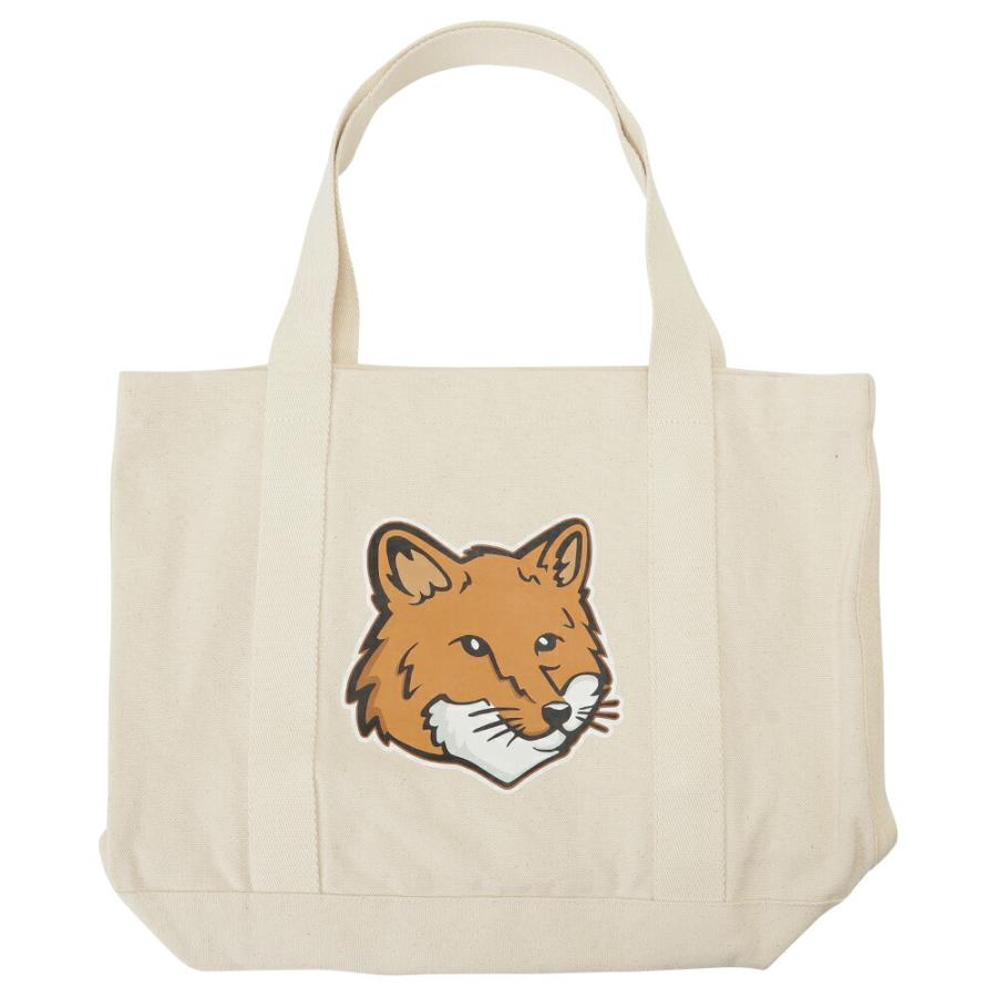 MAISON KITSUNE バッグ FOX HEAD TOTE BAG EU05110WW0008