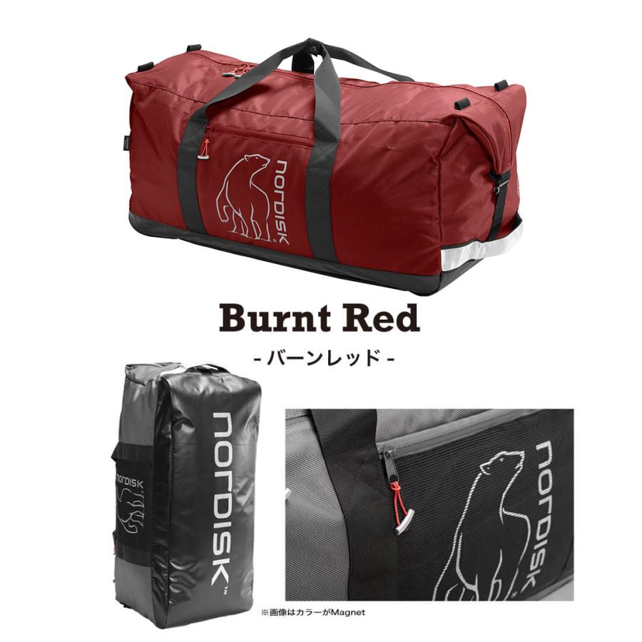 NORDISK（ノルディスク） Flakstad 85 Travel Bag Burnt Red 133095 