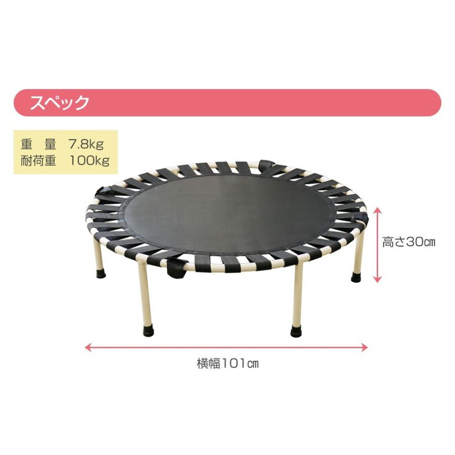 RIORES（リオレス） 【訳アリ】 ゴムバンドトランポリン 102cm 耐荷重