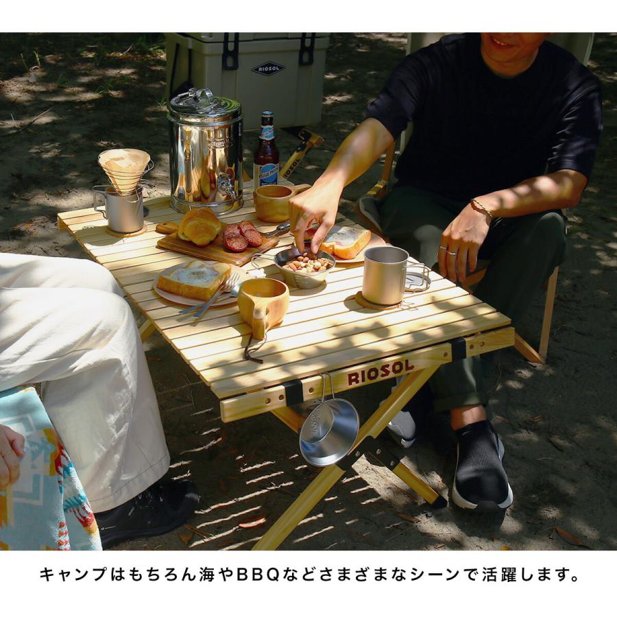 訳あり】 ウッドテーブル 木製 3段階 高さ調整 アウトドア キャンプ