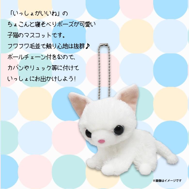 いっしょがいいね ぬいぐるみマスコット 猫 白猫 1760 絵本作家 渡辺あきお マスコット キーホルダー ふわふわ 内藤デザイン 定形外郵便発送 M モバイルランド 通販 Yahoo ショッピング