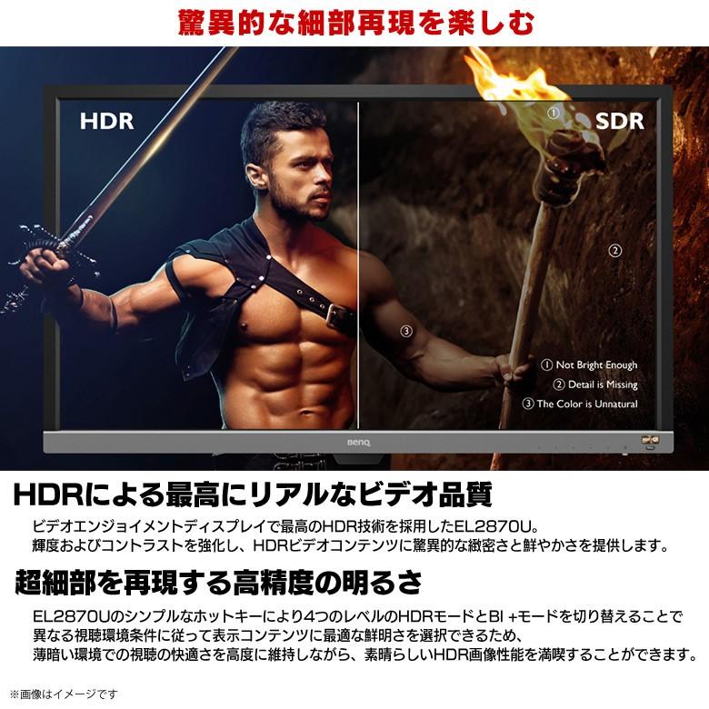 ゲーミングモニター 液晶ディスプレイ 4K 28インチ EL2870U 4704