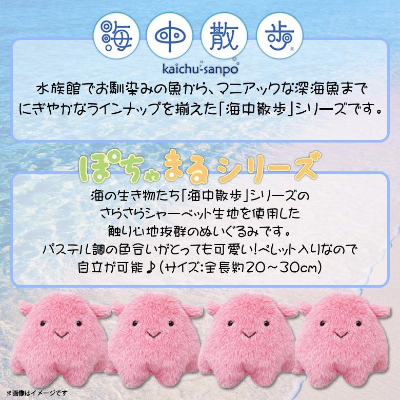 ぬいぐるみ 魚 メンダコ ぽちゃまる AKAITYUPOTYAM-MEND 7243 海中散歩