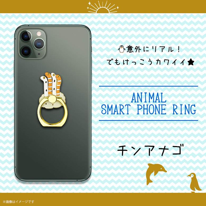 スマホリング かわいい アニマル 海の生き物 チンアナゴ Z0615/SR 6317