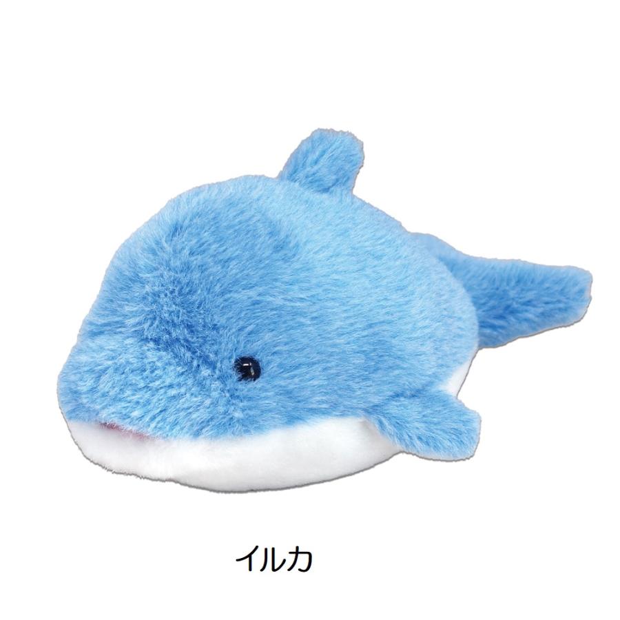 海中散歩ぽちゃまるシリーズ Sサイズ 全3種 ピラルク シロワニ イルカ
