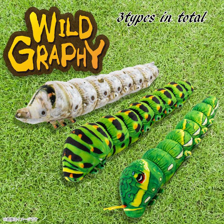 昆虫 MANIAC アゲハ幼虫 サナギ アゲハヒメバチ リバーシブル