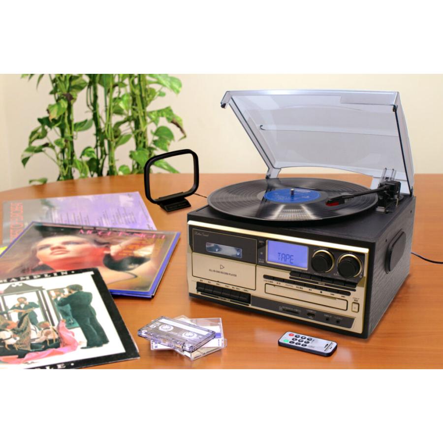 送料無料】AR-01G オールインワン・レコードプレーヤー【2563