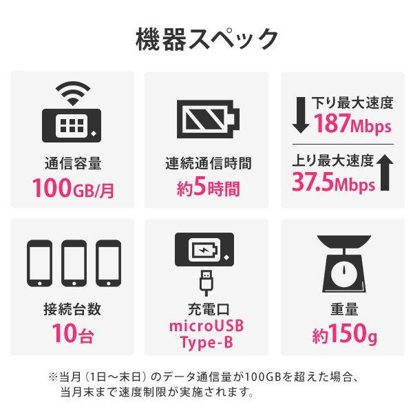 ポケットwifi レンタル 7日 wifi レンタル ポケットwi-fi レンタルwifi 1週間 wi-fi レンタル 短期 softbank 100GB 501HW｜mobile-p｜03