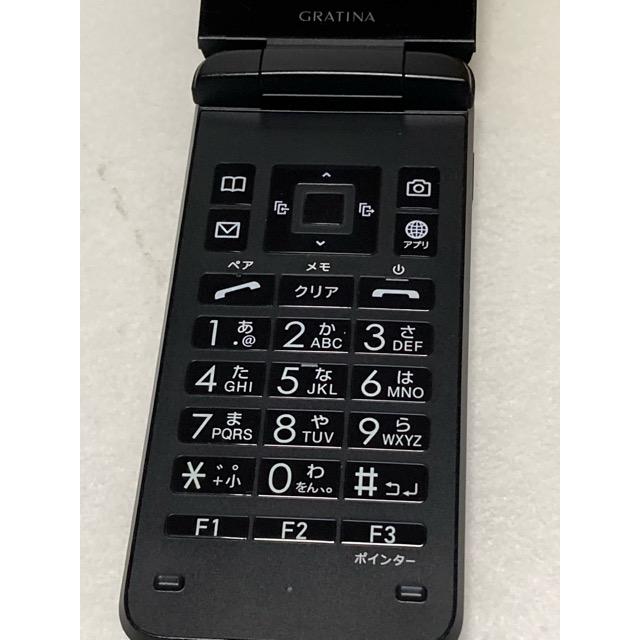 KYOCERA（京セラ） カメラレスモデル☆ GRATINA KYF42 ブラック au SIM