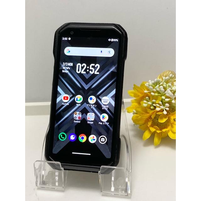 au/SIMフリー スマホ TORQUE G06 KYG03 SIMフリーSIMロック解除済み au ブラック 128GB 高耐久性 android A1094 | TORQUE