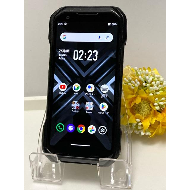 【au/SIMフリー 】TORQUE G06 128GB SIMフリー KYG03 スマートフォン ブラック 判定〇 スマホ本体 A1118 | TORQUE