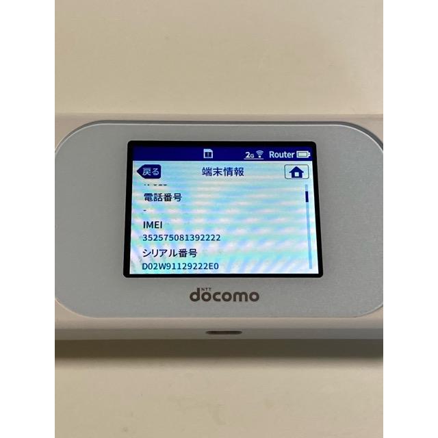 NTT docomo版 モバイルルーター N-01J ホワイト (micro-SIM) 送料無料 ドコモ 判定〇 A1142 | NTT docomo | 02