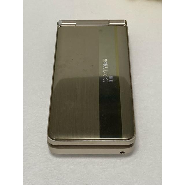 ドコモ SIMロック解除済 P-smart ケータイ P-01J Panasonic 4G ガラホ 折畳み ゴールド 携帯電話☆ 送料無料 中古 A1152 | Panasonic | 03