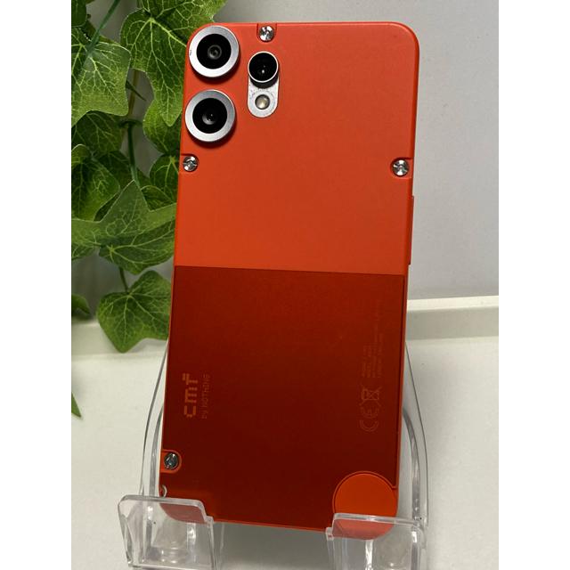楽天 CMF by Nothing Phone 2 Pro（型番：A001）256GB モデル 6.77インチ オレンジ 訳あり（液晶下付近 割れ）A1172 | Nothing