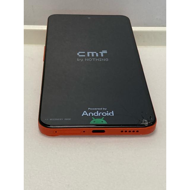 楽天 CMF by Nothing Phone 2 Pro（型番：A001）256GB モデル 6.77インチ オレンジ 訳あり（液晶下付近 割れ）A1172 | Nothing | 07