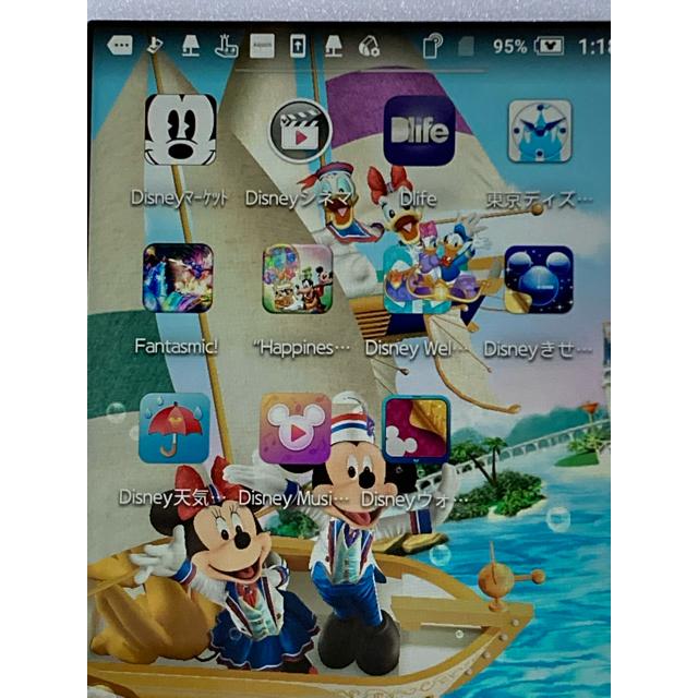 美品 ドコモ Disney Mobile DM-01J 16GB ホワイト android バージョン 6.0.1 ディズニー・モバイル☆ A1177 | SHARP | 02